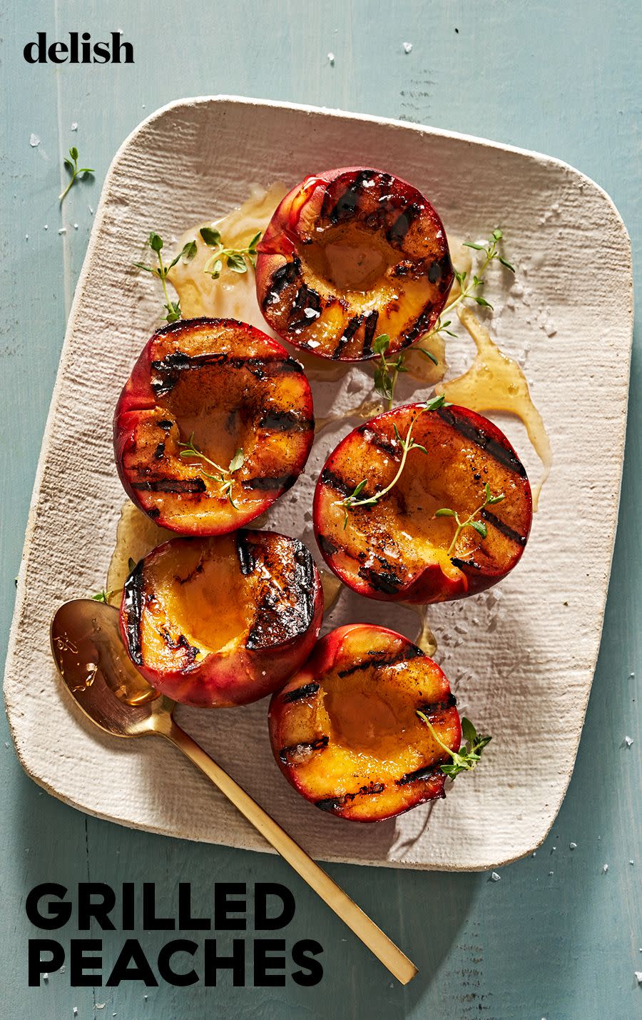 grilled peaches