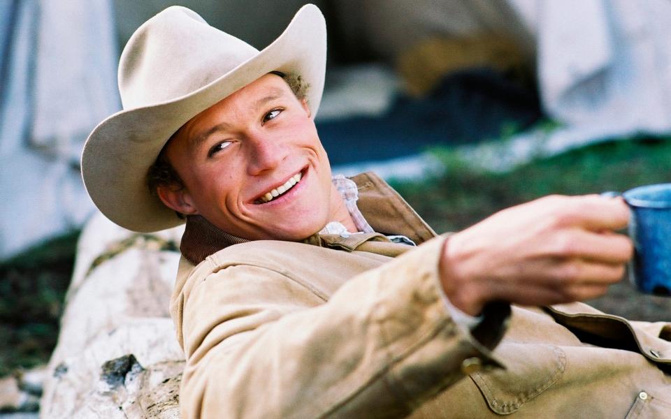 Heath Ledger in Brokeback Mountain - AP