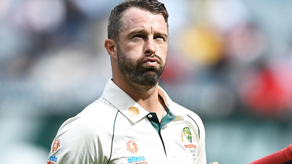 Australian opener Matthew Wade says DRS decisions need to be more consistent after two controversial calls during the Boxing Day Test. (Photo by Quinn Rooney/Getty Images)