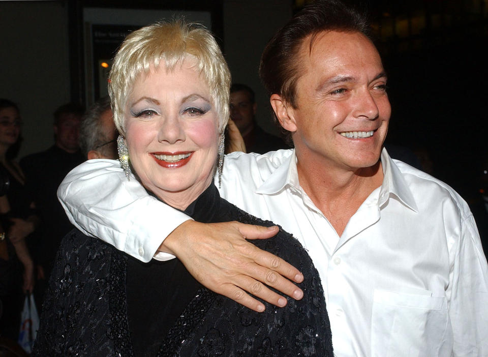 Shirley Jones and David Cassidy at the 49th Annual Drama Desk Awards, 2004