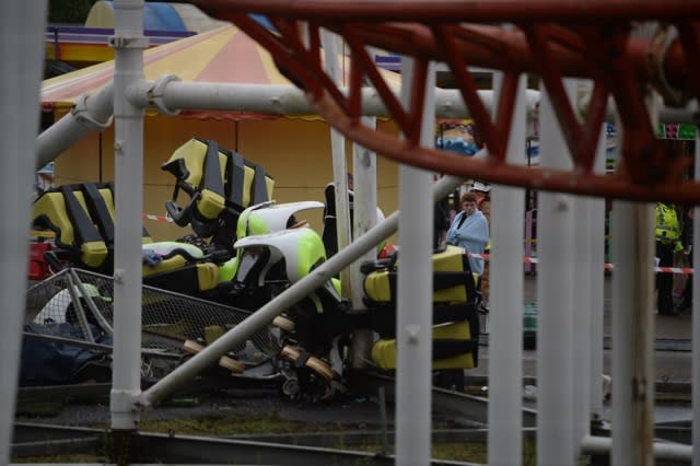 Tsunami ride accident: Several hurt as rollercoaster derails