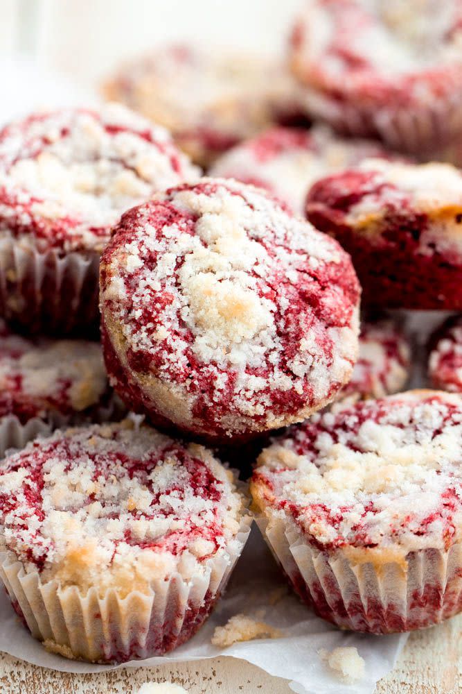 Red Velvet Cream Cheese Muffins