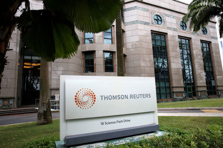 Las oficinas de Thomson Reuters en Singapur, sep 4, 2018. REUTERS/Thomas White