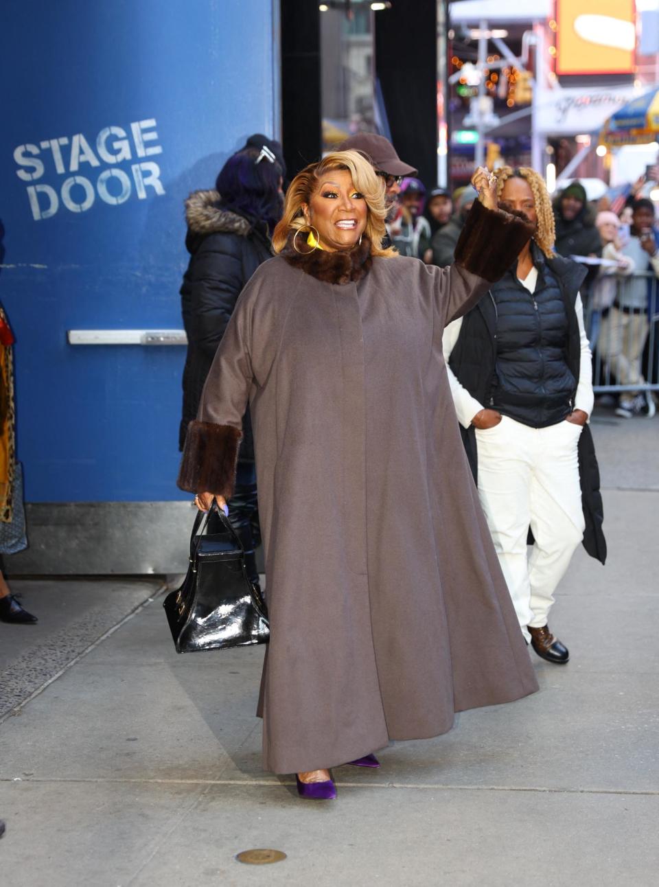 Singer Patti LaBelle seen making an appearance on Good Morning America to promote her new Lifetime holiday film New New Orleans Noel.