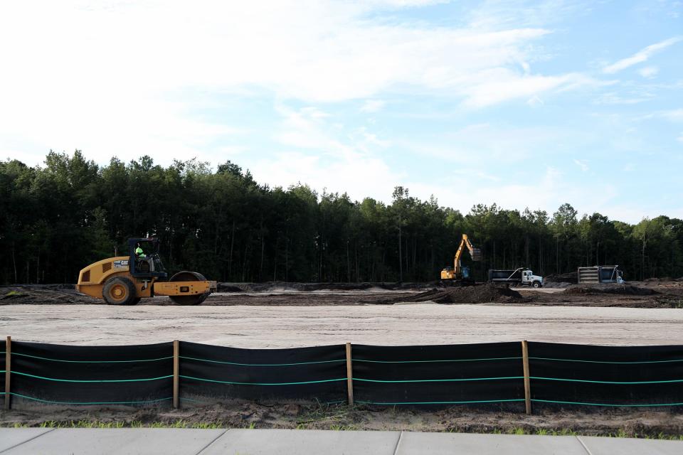 Site work is underway where future apartments will be constructed at Heartwood in Richmond Hill.