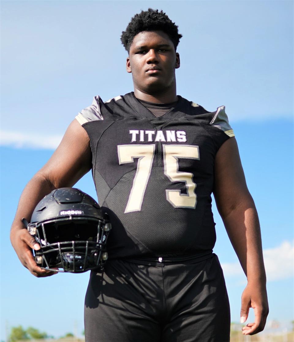 Treasure Coast offensive lineman and FIU commit Knajee Saffold is one of TCPalm's Super 11 top high school football senior recruits.