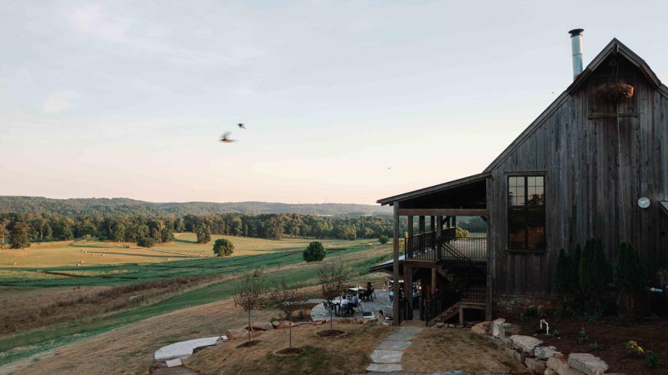 <p>Windy Hill Farm & Preserve</p> Rolling farmland, playful barn swallows, and delicious meals await your stay.