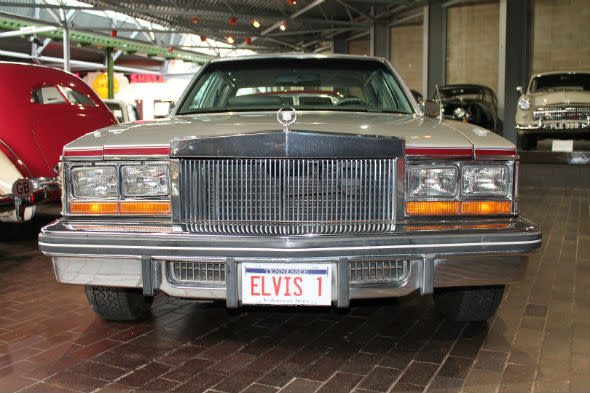 Elvis's Cadillac on display at National Motor Museum