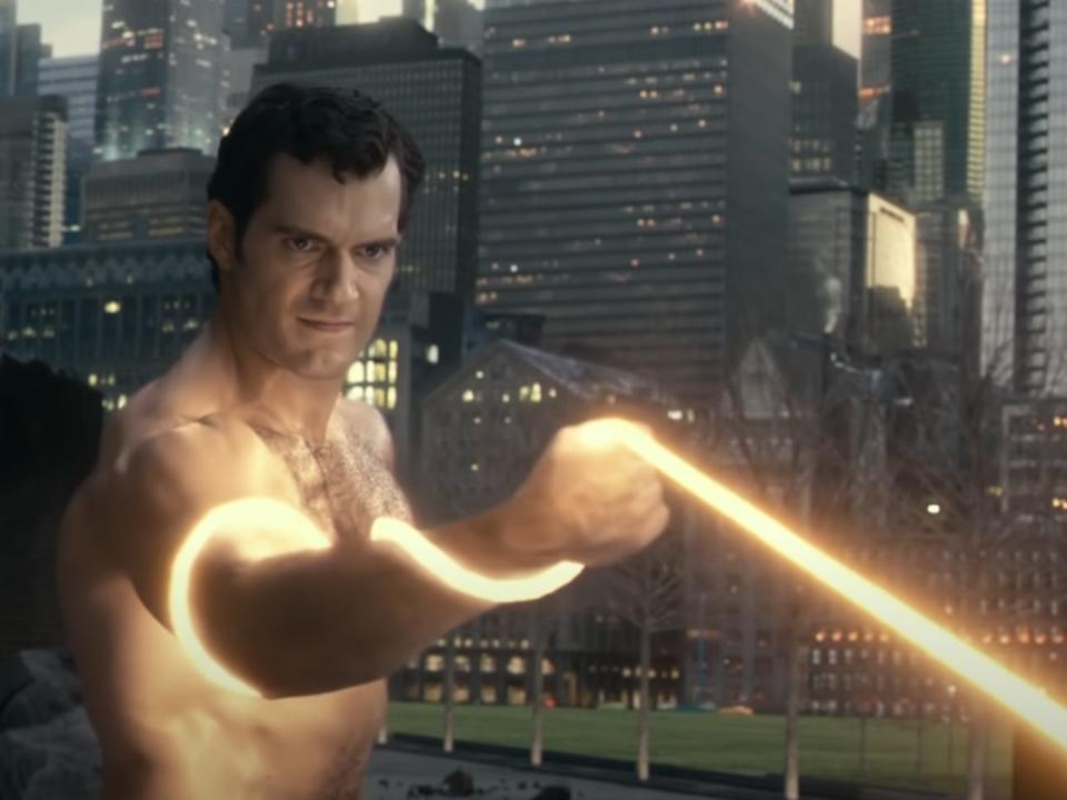 Henry Cavill as Superman in "Justice League."