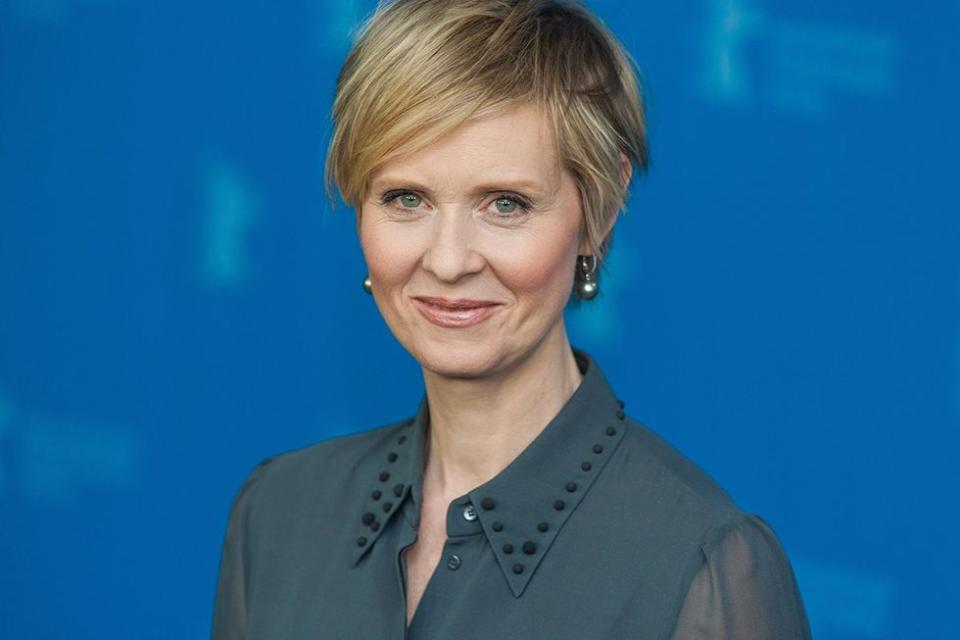 Berlin, Germany - February 14, 2016 - Actress Cynthia Nixon attends the 'A Quiet Passion' photo call during the 66th Berlinale International Film Festival