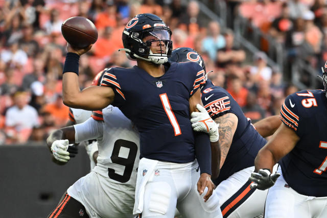 Justin Fields: Chicago Bears QB throws TD pass on final preseason play