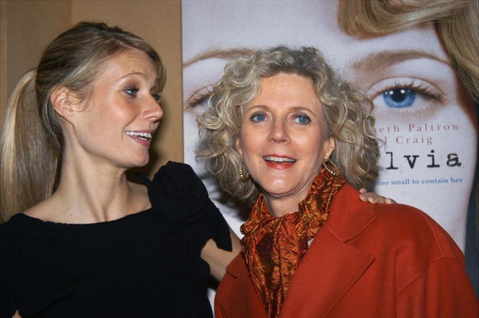 Gwyneth Paltrow and her mother, Blythe Danner, at the Tribeca Screening Room for a special screening of "Sylvia."<span class="copyright">Richard Corkery/NY Daily News Archive via Getty Images</span>