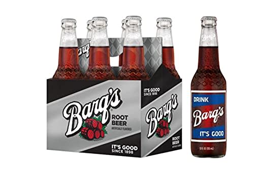 Barq's Rootbeer 12 oz Glass Bottles 12 Pack
