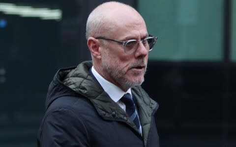 Former Barnsley assistant head coach Tommy Wright arriving at Southwark Crown Court - Credit: Yui Mok/PA