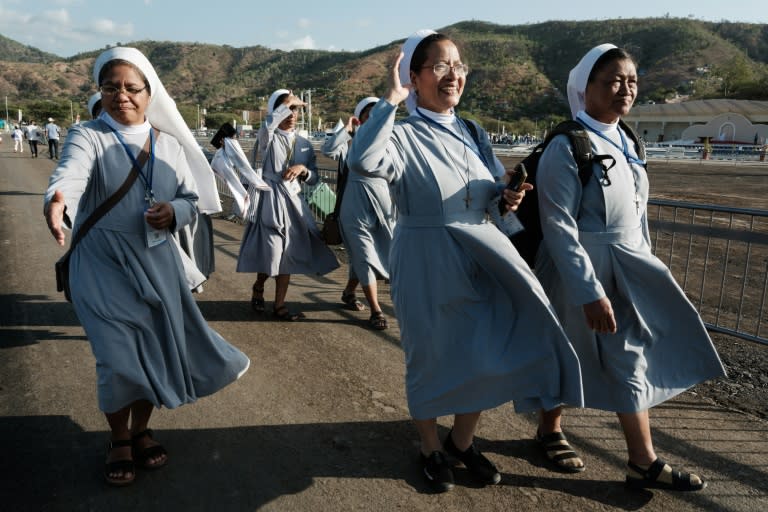 Pope Francis will become the first pontiff to visit Catholic-majority East Timor since its independence in 2002 (Yasuyoshi CHIBA)