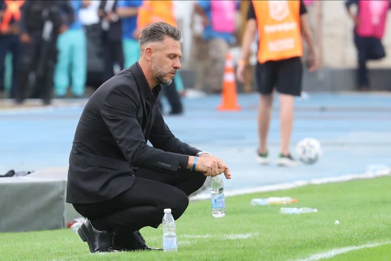 Un momento de replanteo para Martín Demichelis, el DT de River