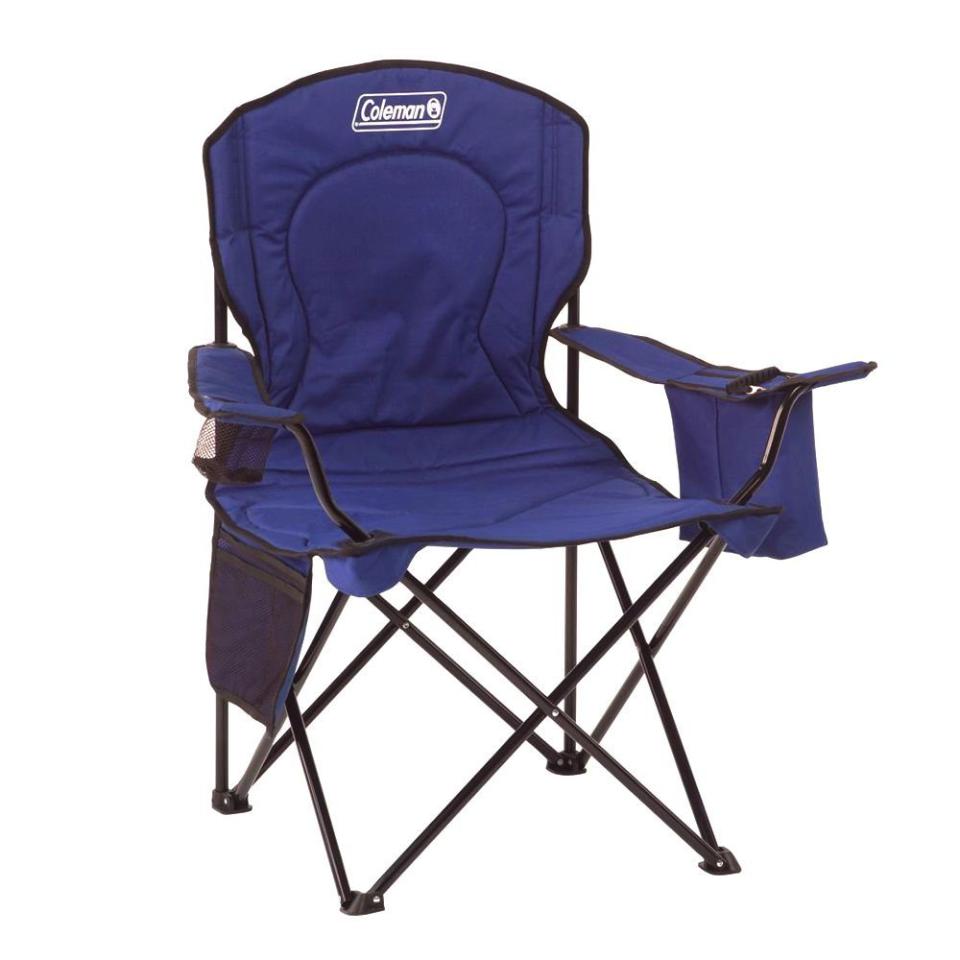 3) Portable Camping Quad Chair with Cooler