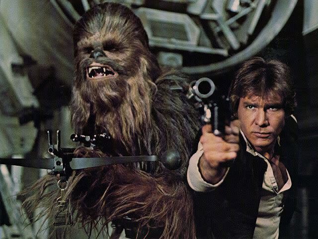 Han Solo from the Star Wars trilogy