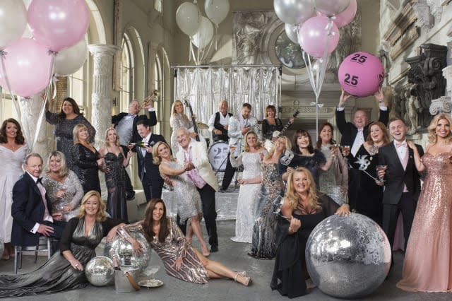 Winners pose for Vanity Fair-style shoot to mark 25 years of National Lottery