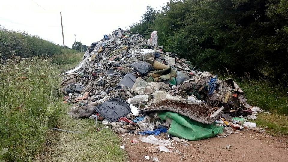 Flytipping scumbags (SWNS)