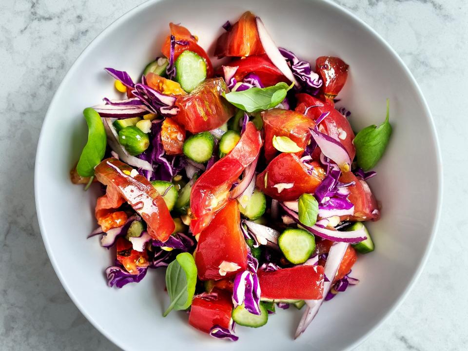 Mediterranean chopped salad