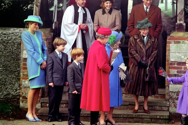 Sandrignham Royal family at Christmas