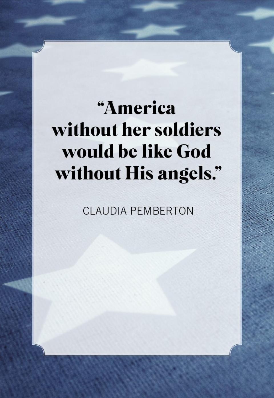 memorial day quotes claudia pemberton