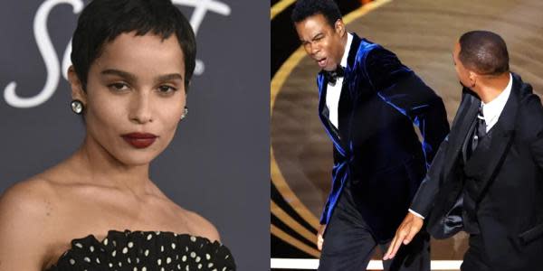 Óscar 2022: Zoë Kravitz critica el incidente entre Will Smith y Chris Rock