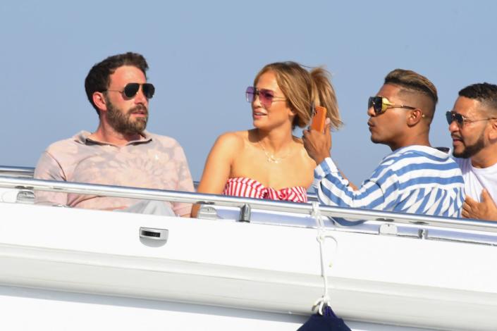 <p>Fast forward almost two decades, and they are back together. J.Lo handled her breakup with A-Rod like any person would: Going yachting in Italy with her ex. </p>