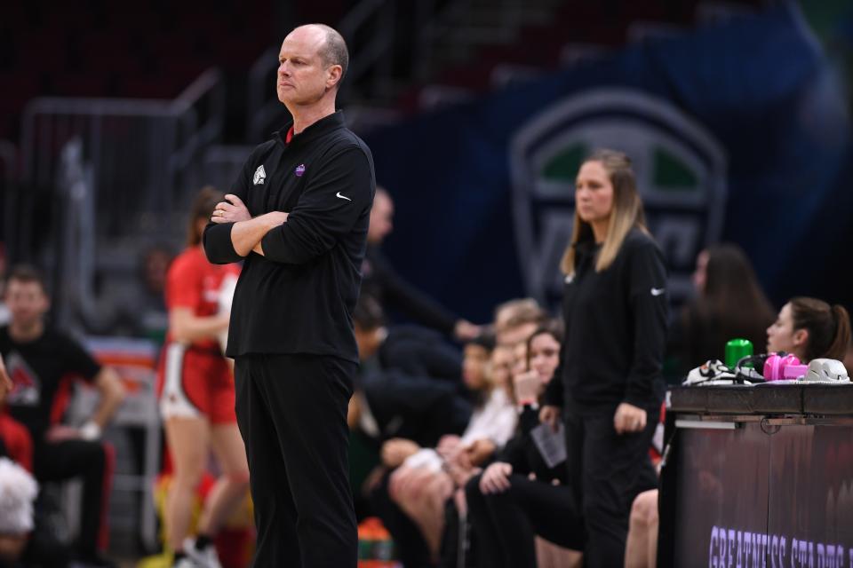 Ball State women's basketball head coach Brady Sallee is the only Cardinals basketball coach with over 200 career wins.