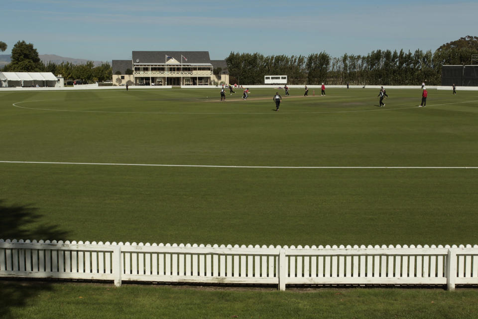 General view of Bert Sutcliffe Oval, Lincoln University, during the women's third ODI between New Zealand and England on March 5, 2012 in Christchurch, New Zealand.