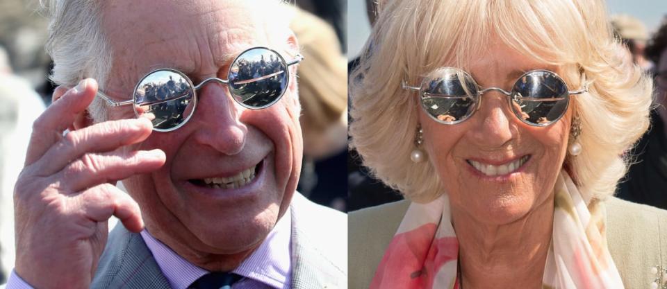 <div class="inline-image__caption"><p>Prince Charles, Prince of Wales and Camilla, Duchess of Cornwall wear Mathewy Nuquingaq’s snow goggles at a community feast event at Sylvia Grinnel Territorial Park, June 29, 2017 in Iqaluit, Canada.</p></div> <div class="inline-image__credit">Chris Jackson/Getty / Shutterstock</div>