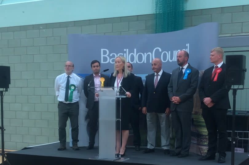 Richard Holden has been elected as MP for Basildon and Billericay