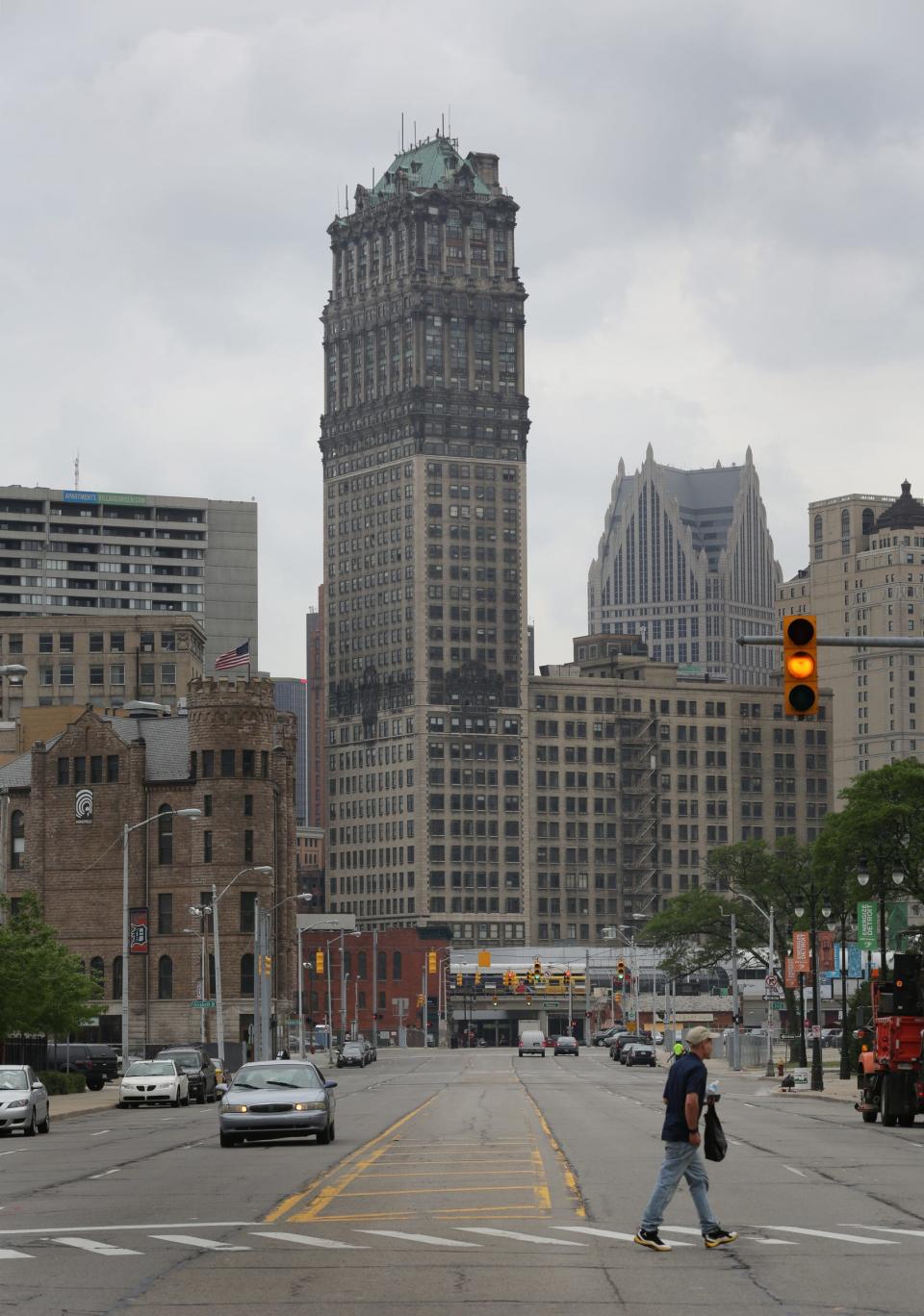 How the Book Tower looked before the rehab on Friday, June 12, 2015.