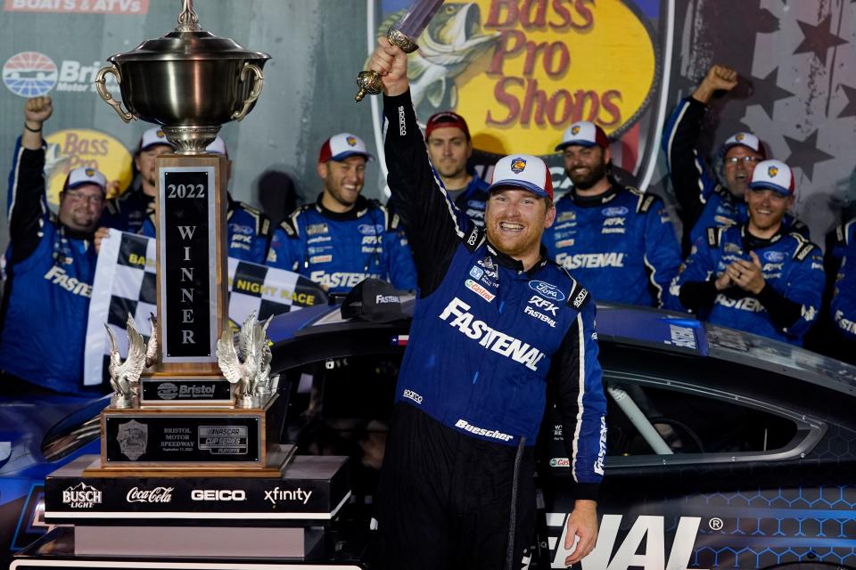 It was Chris Buescher who carried RFK Racing to Victory Lane last year as well, winning at Bristol.