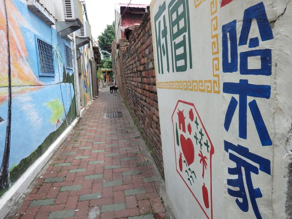 「はむ家」位在有巷有弄的台南老社區，大受日本背包客青睞。（圖片提供：はむ家）