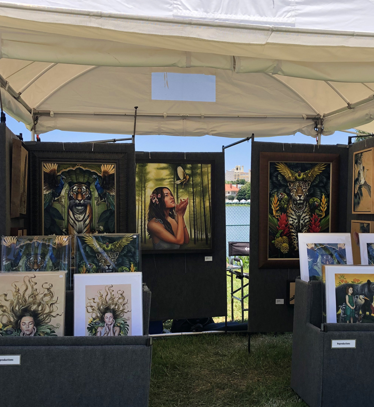 Nathan Miller received the Best of Show award at the Citizens Bank & Trust Mayfaire by-the-Lake fine art festival held Saturday and Sunday in Lakeland.