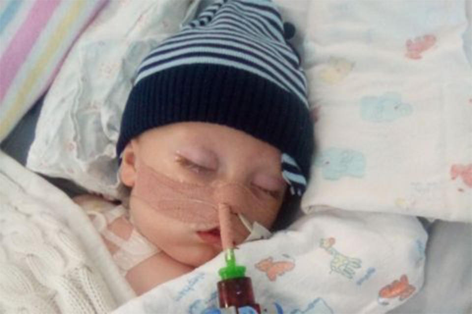 Neuroblastoma cancer diagnosis: Baby William Wheeler (pictured) was diagnosed with Neuroblastoma cancer just days before his first birthday.