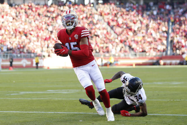 Falcons recover fumble in end zone for TD after recovering Jeff Wilson  fumble