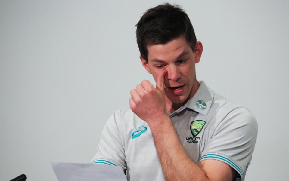 Tim Paine quits as Australia captain after sending explicit messages to a female colleague - EPA