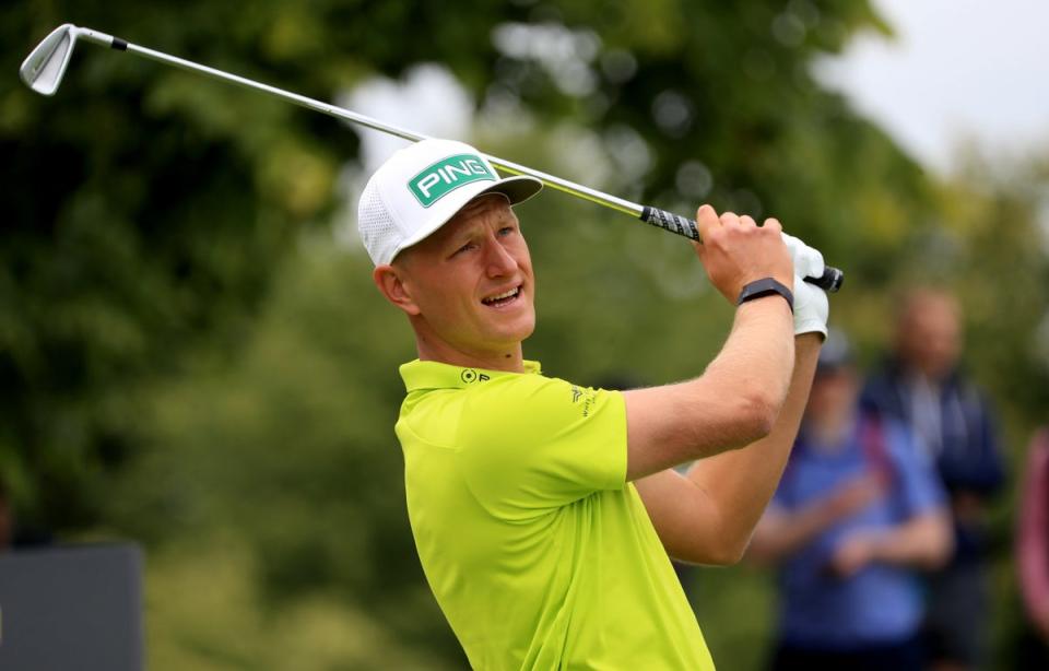 Adrian Meronk became the first Polish winner in DP World Tour history in the Horizon Irish Open (Donall Farmer/PA) (PA Wire)