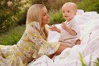 <p>Camraface</p> Paris Hilton and son Phoenix.