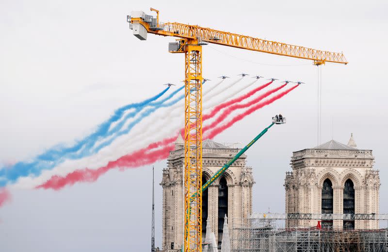 FILE PHOTO: The Bastille Day ceremony in Paris