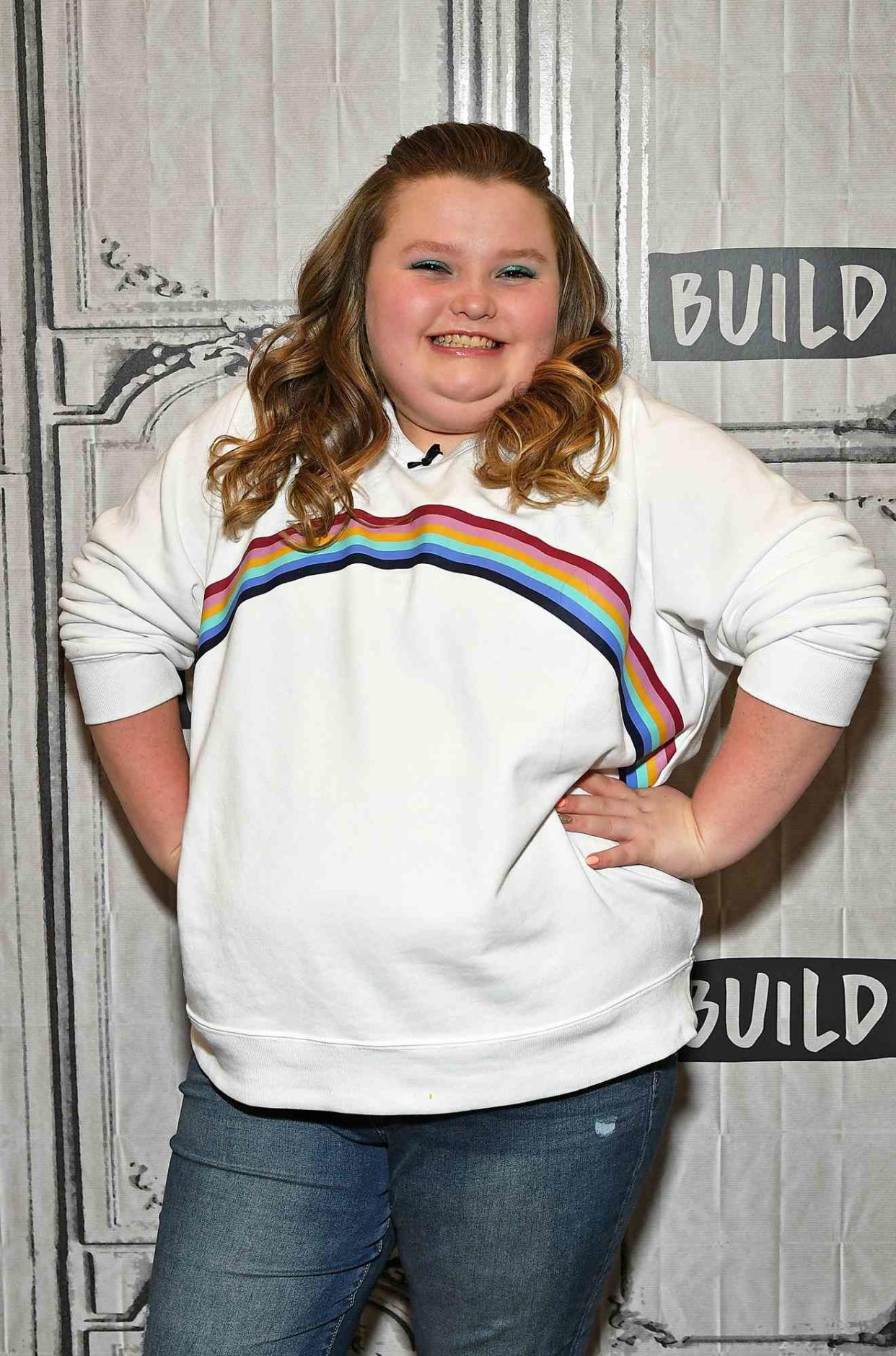 Alana "Honey Boo Boo" Thompson from TLC's reality TV series "Here Comes Honey Boo Boo" attends Build Brunch at Build Studio on March 14, 2019 in New York City.