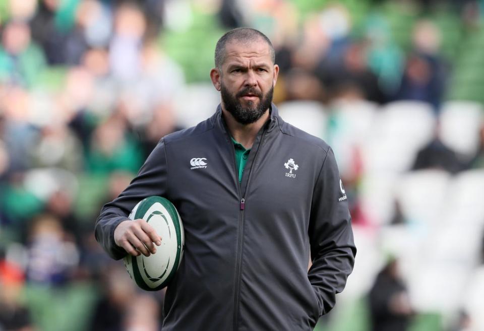 Andy Farrell has won 13 of his 18 matches as Ireland head coach (Brian Lawless/PA) (PA Wire)