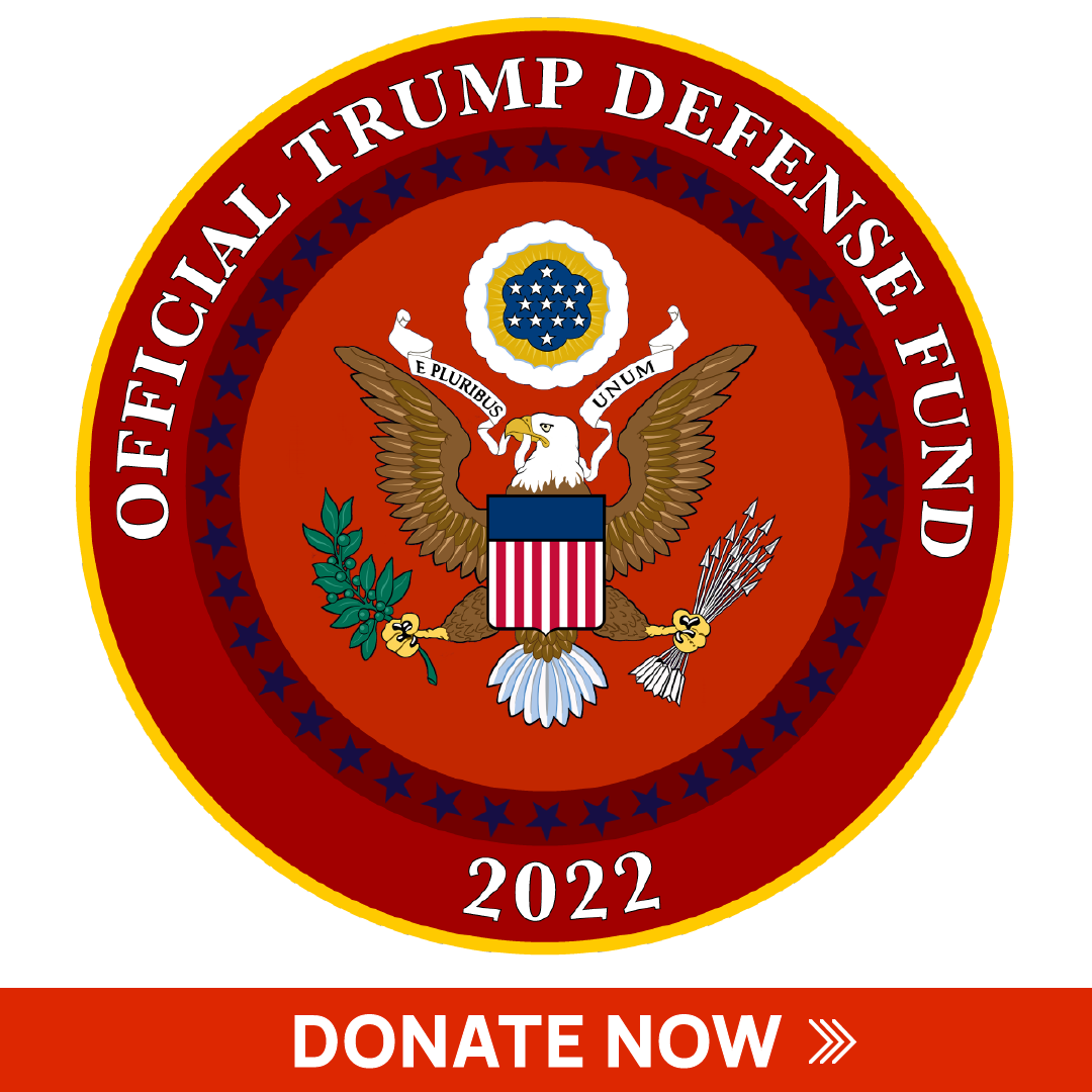 A logo for the "Official Trump Defense Fund" that Save America Joint Fundraising Committee is fundraising for in light of the FBI raid at Mar-a-Lago.