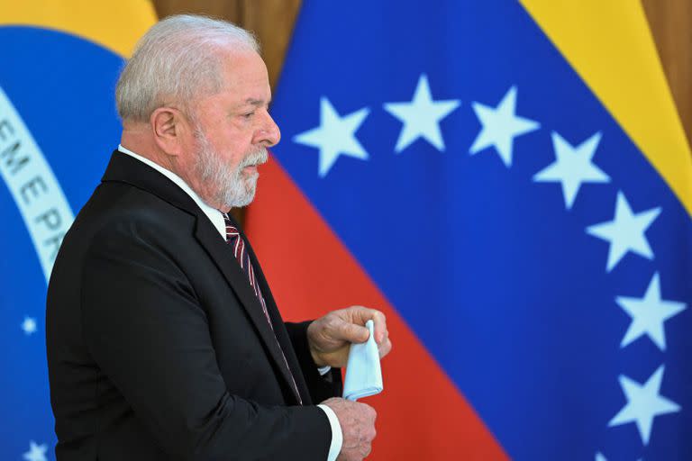 Luiz Inacio Lula da Silva, en Brasilia. (EVARISTO SA / AFP)