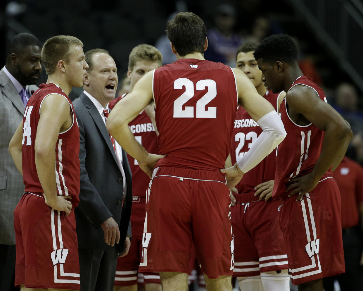 Wisconsin’s 19-year NCAA tournament streak is in major trouble with the Badgers off to a 4-6 start. (AP)