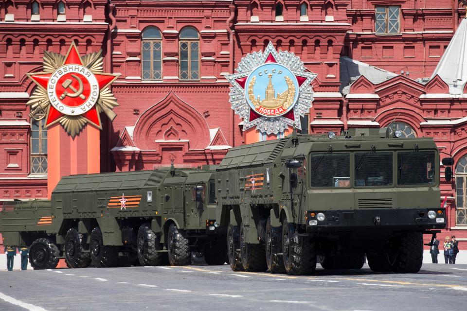 Iskander missile launchers in Red Square in Moscow during the 2015 Victory Parade marking the 70th anniversary of the defeat of the Nazis in World War II. Poland and Estonia expressed concerns Russia has moved nuclear-capable Iskander ballistic missiles into Kaliningrad, a Russian region on the Baltic Sea.