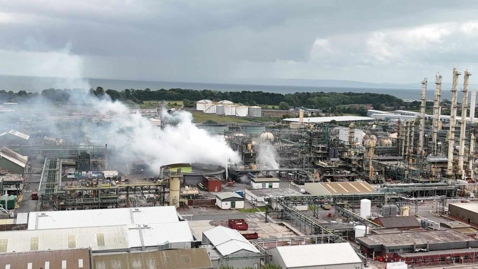 South Wales Fire and Rescue Service were at the scene